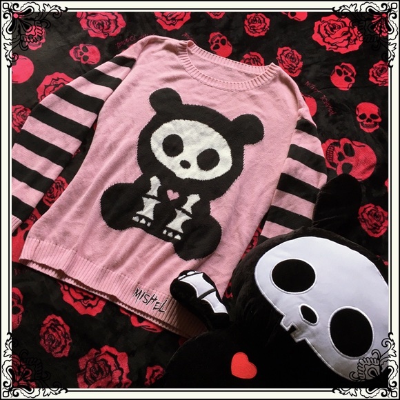 Skelanimals Bear Sweater Pink 
